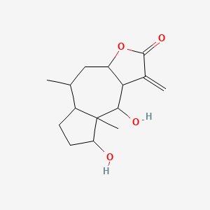 8,9-dihydroxy-5,8a-dimethyl-1-methylidene-4,5,5a,6,7,8,9,9a-octahydro-3aH-azuleno[6,5-b]furan-2-one