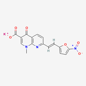 molecular formula C16H11N3O6 B1232199 DS-677 potassium CAS No. 24235-63-0