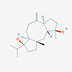 molecular formula C20H34O2 B1232201 Fusicoserpenol A 