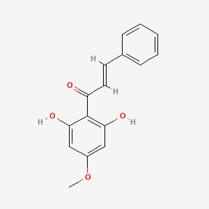 molecular formula C16H14O4 B1232202 Pinostrobin chalcone CAS No. 77129-49-8
