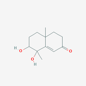 7,8-dihydroxy-4a,8-dimethyl-4,5,6,7-tetrahydro-3H-naphthalen-2-one