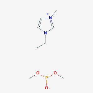 molecular formula C8H17N2O3P B12322181 3-Ethyl-1-methyl-1H-imidazol-3-ium dimethyl phosphite 