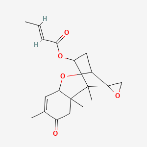 molecular formula C19H24O5 B1232226 Trichothec-9-en-8-one, 12,13-epoxy-4-[(1-oxo-2-butenyl)oxy]-, (4beta)- 