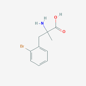 2-Amino-3-(2-bromophenyl)-2-methylpropanoic acid