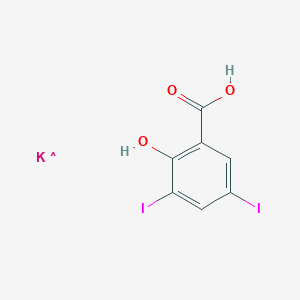 molecular formula C7H4I2KO3 B12322286 CID 92012451 