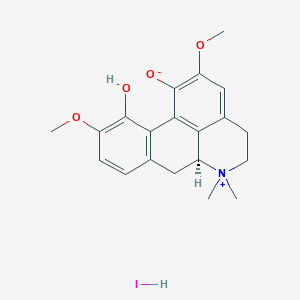 molecular formula C20H24INO4 B12322359 Magnoflorine iodide, (+)-(RG) 