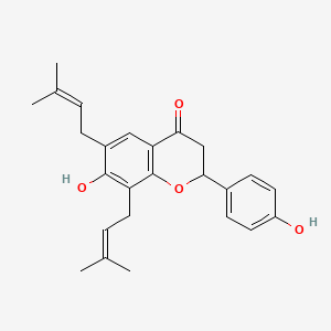 7,4'-Dihydroxy-6,8-di-C-prenylflavanone