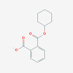 molecular formula C14H15O4- B12322507 2-Cyclohexyloxycarbonylbenzoate 