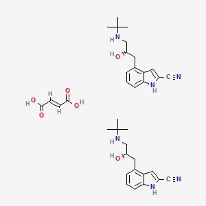 S(-)-Cyanopindolol hemifumarate salt