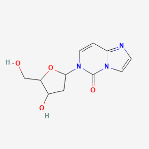 6-[4-Hydroxy-5-(hydroxymethyl)oxolan-2-yl]imidazo[1,2-c]pyrimidin-5-one