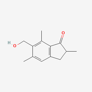 6-(Hydroxymethyl)-2,5,7-trimethyl-2,3-dihydroinden-1-one