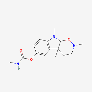 1,2-Oxazino[6,5-b]indol-6-ol, 2,3,4,4a,9,9a-hexahydro-2,4a,9-trimethyl-, methylcarbamate, (4aS-cis)-