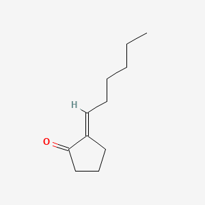 Cyclopentanone, 2-hexylidene-