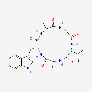 cyclo[DL-Ala-Gly-DL-Val-DL-Ala-DL-Trp]