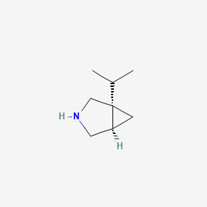 3-Azabicyclo[3.1.0]hexane,1-(1-methylethyl)-,(1R)-(9CI)