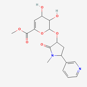 trans-3'-Hydroxycotinine-O-(4-deoxy-4,5-didehydro)--D-glucuronide, Methyl Ester