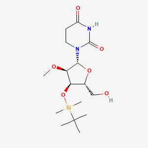 1-[(2R,3R,4R,5R)-4-[tert-butyl(dimethyl)silyl]oxy-5-(hydroxymethyl)-3-methoxyoxolan-2-yl]-1,3-diazinane-2,4-dione