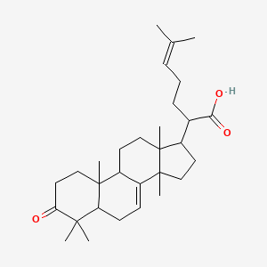 6-Methyl-2-(4,4,10,13,14-pentamethyl-3-oxo-1,2,5,6,9,11,12,15,16,17-decahydrocyclopenta[a]phenanthren-17-yl)hept-5-enoic acid