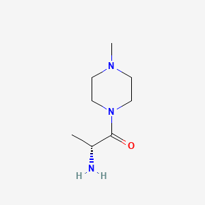 1-Propanone, 2-amino-1-(4-methyl-1-piperazinyl)-, (2R)-