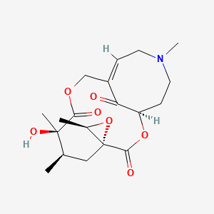 molecular formula C19H27NO7 B1232291 Petasitenine CAS No. 60102-37-6