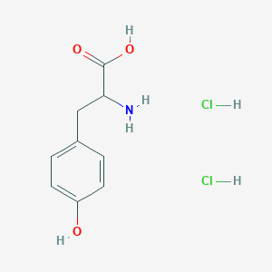 2-Amino-3-(4-hydroxyphenyl)propanoic acid;dihydrochloride