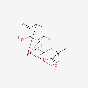 12-Hydroxy-5-methyl-13-methylidene-7,9-dioxahexacyclo[8.6.2.211,14.01,8.05,17.011,16]icosan-6-one