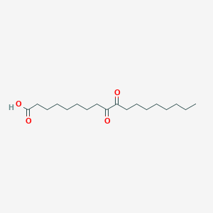 molecular formula C18H32O4 B1232295 9,10-Dioxooctadecanoic acid CAS No. 656-73-5