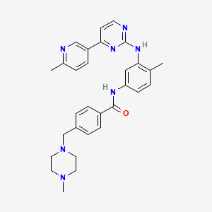 Benzamide, N-[4-methyl-3-[[4-(6-methyl-3-pyridinyl)-2-pyrimidinyl]amino]phenyl]-4-[(4-methyl-1-piperazinyl)methyl]-