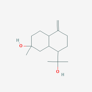 8-(2-Hydroxypropan-2-yl)-2-methyl-5-methylidene-1,3,4,4a,6,7,8,8a-octahydronaphthalen-2-ol