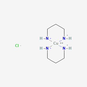 1,5,7,11-Tetraaza-6-cupraspiro[5.5]undecane-6,6-bis(ylium) chloride