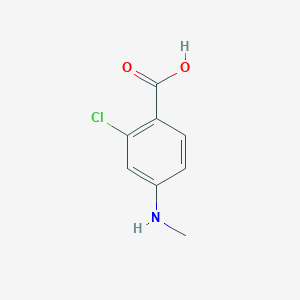 B123230 2-Chloro-4-(methylamino)benzoic acid CAS No. 3975-62-0