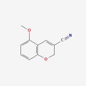 5-Methoxy-2H-1-benzopyran-3-carbonitrile