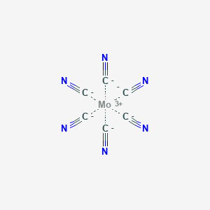 molecular formula C6MoN6-3 B1232312 hexacyanidomolybdate(III) 
