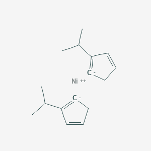 molecular formula C16H22Ni B12323157 Nickel(2+);2-propan-2-ylcyclopenta-1,3-diene 