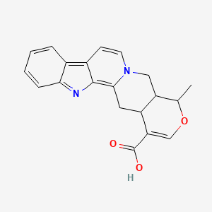 molecular formula C20H18N2O3 B12323291 Rauvotetraphylline E 