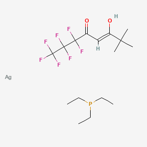 molecular formula C16H26AgF7O2P B12323320 Ag(fod)(PEt3)(Ag(fod)(PEt3)) 