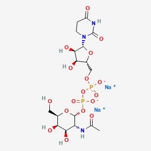 molecular formula C17H27N3Na2O17P2 B12323380 UDP-N-acetyl-D-galactosamine (disodium salt) 