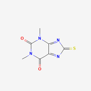 molecular formula C7H6N4O2S B12323403 Theophylline-8-thione 