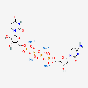 Uridine5'-(pentahydrogen tetraphosphate), P'5'-ester with 2'-deoxycytidine, sodium salt (1