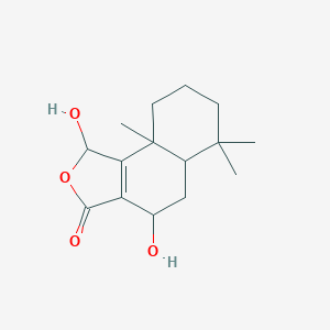 1,4-dihydroxy-6,6,9a-trimethyl-4,5,5a,7,8,9-hexahydro-1H-benzo[e][2]benzofuran-3-one