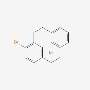 5,15-Dibromotricyclo[9.3.1.14,8]hexadeca-1(14),4,6,8(16),11(15),12-hexaene