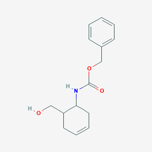 Benzyl trans-(6-hydroxymethyl)-cyclohex-3-enylcarbamate