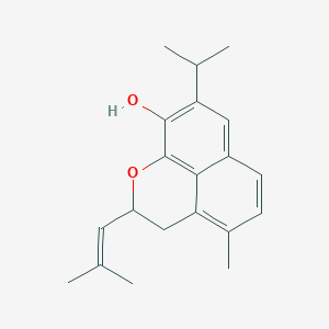 6-Methyl-3-(2-methylprop-1-enyl)-11-propan-2-yl-2-oxatricyclo[7.3.1.05,13]trideca-1(13),5,7,9,11-pentaen-12-ol