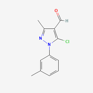 5-chloro-3-methyl-1-(3-methylphenyl)-1H-pyrazole-4-carbaldehyde