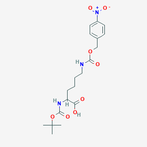 molecular formula C19H27N3O8 B12323717 N-alpha-Boc-Nepsilon-4-nitro-Z-L-lysine 