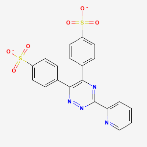 molecular formula C20H12N4O6S2-2 B1232380 Ferrozine(2-) 