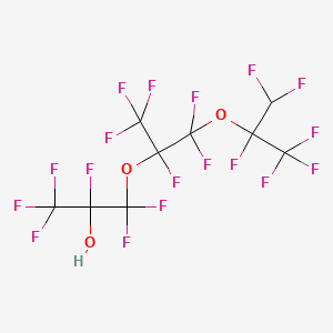 1,1,1,2,3,3-hexafluoro-3-[1,1,1,2,3,3-hexafluoro-3-(1,1,1,2,3,3-hexafluoropropan-2-yloxy)propan-2-yl]oxypropan-2-ol