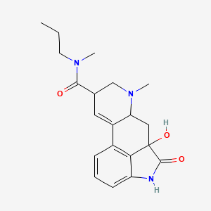 5a-hydroxy-N,7-dimethyl-5-oxo-N-propyl-6,6a,8,9-tetrahydro-4H-indolo[4,3-fg]quinoline-9-carboxamide