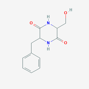 2,5-Piperazinedione, 3-(hydroxymethyl)-6-(phenylmethyl)-