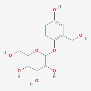 2-[4-hydroxy-2-(hydroxymethyl)phenoxy]-6-(hydroxymethyl)oxane-3,4,5-triol